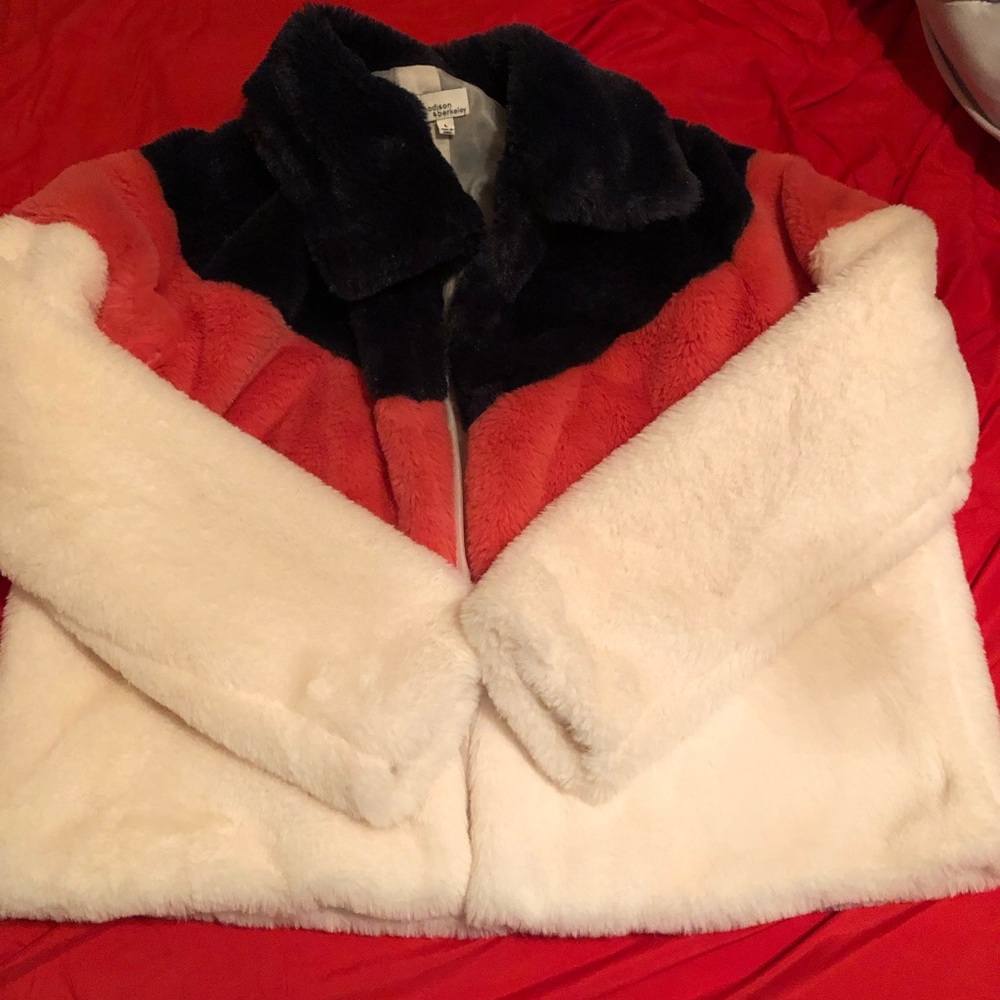 Madison Berkeley multi color light jacket size Large